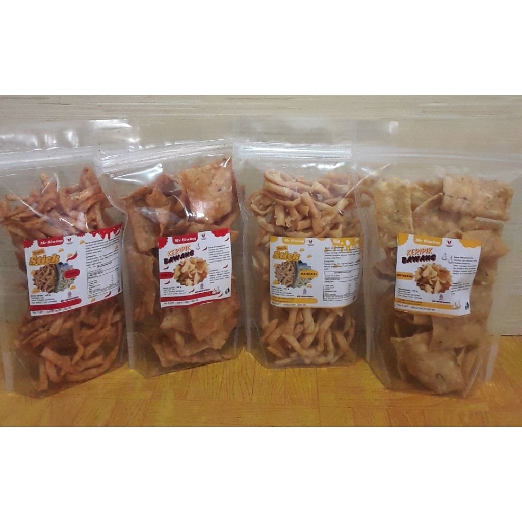 

Mr Biwing Keripik bawang kemasan 100g