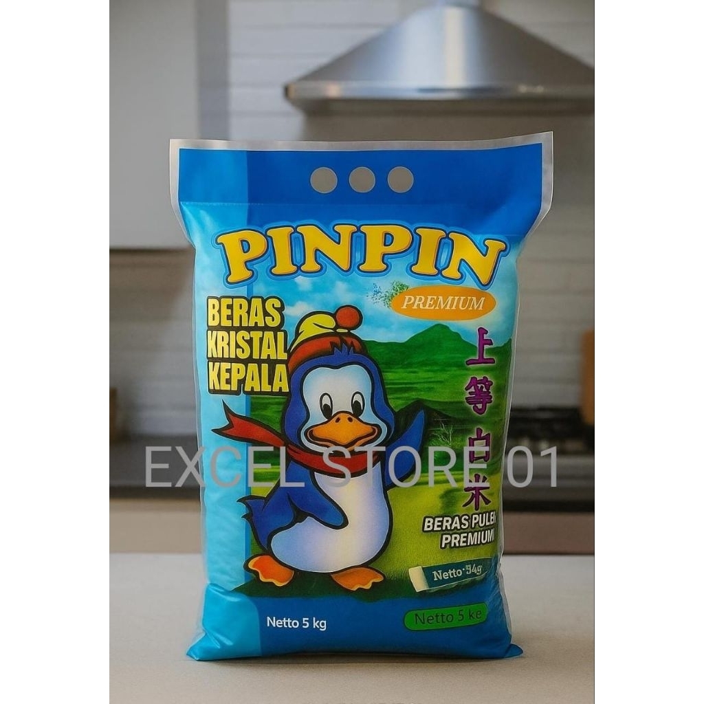 

PINPIN BERAS POLES PREMIUM 5kg x 4 Pack