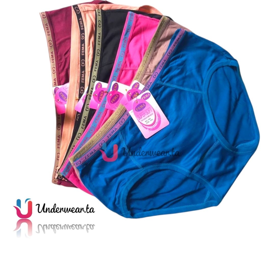 cd wanita kekinian merk fema|L,XL,XXL bahan katun halus melar cocok untuk aktivitas sehari hari