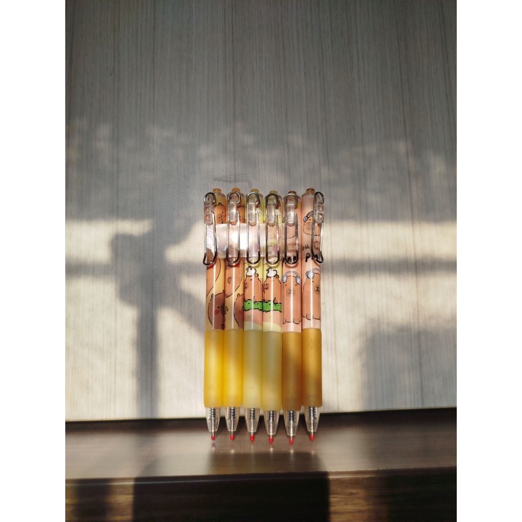 

Pulpen Cetek Capybara 1pack 6pcs || Neutral Jump Pen Capybara