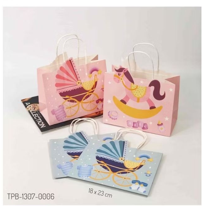 

TAS PAPERBAG LANDSCAPE POTRAIT MOTIF KARTUN LUCU BAHAN TEBAL