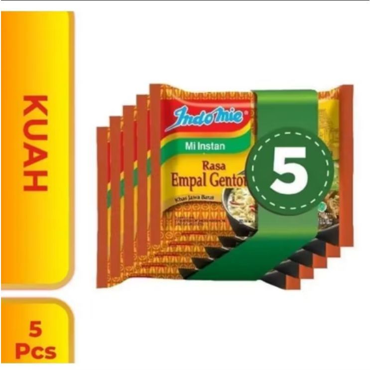 

Indomie Rasa Empal Gentong (5pcs) - Puas