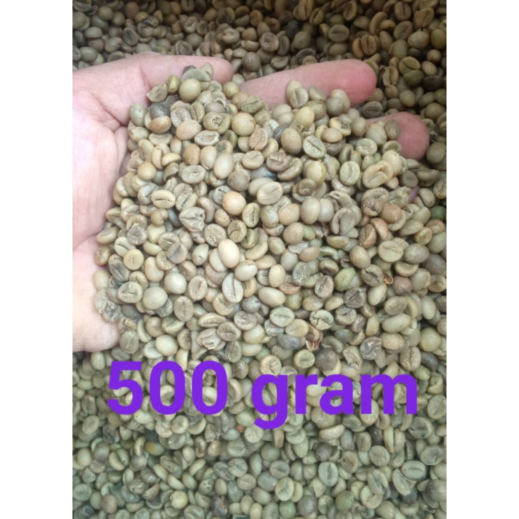 

PROMO kopi green bean jawa 500gr kopi robusta asalan biji kecil grade A
