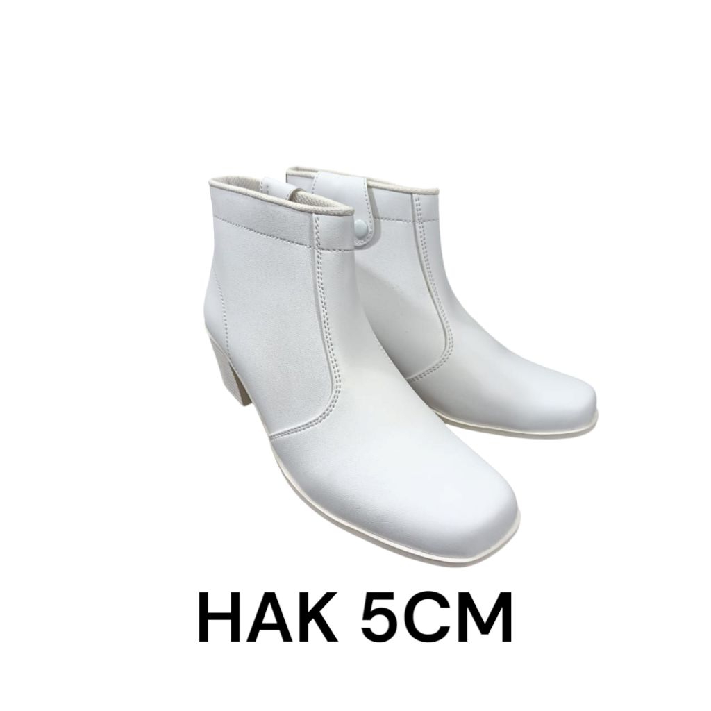 SEPATU PDH WANITA PUTIH RESLETING/SEPATU PDH WANITA/ SEPATU WANITA