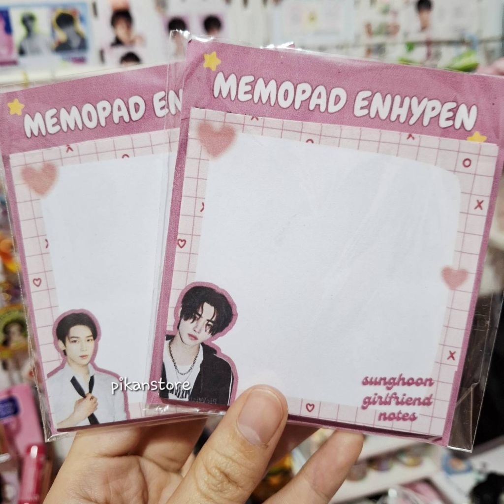 

[32Lembar] Sticky Note Enhypen/ Stickys Memopad Catatan/ Note Pad Post It Enha Sunoo Sunghoon
