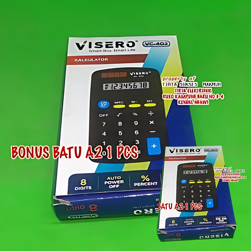 

KALKULATOR MINI CALCULATOR MINI VISERO PRODUK ORI
