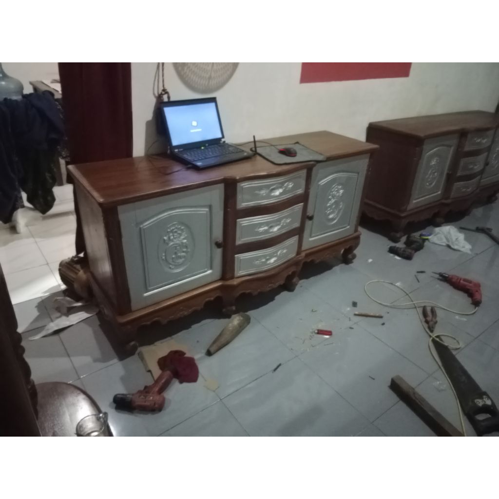 Buvet tv jati meja tv mebel jepara