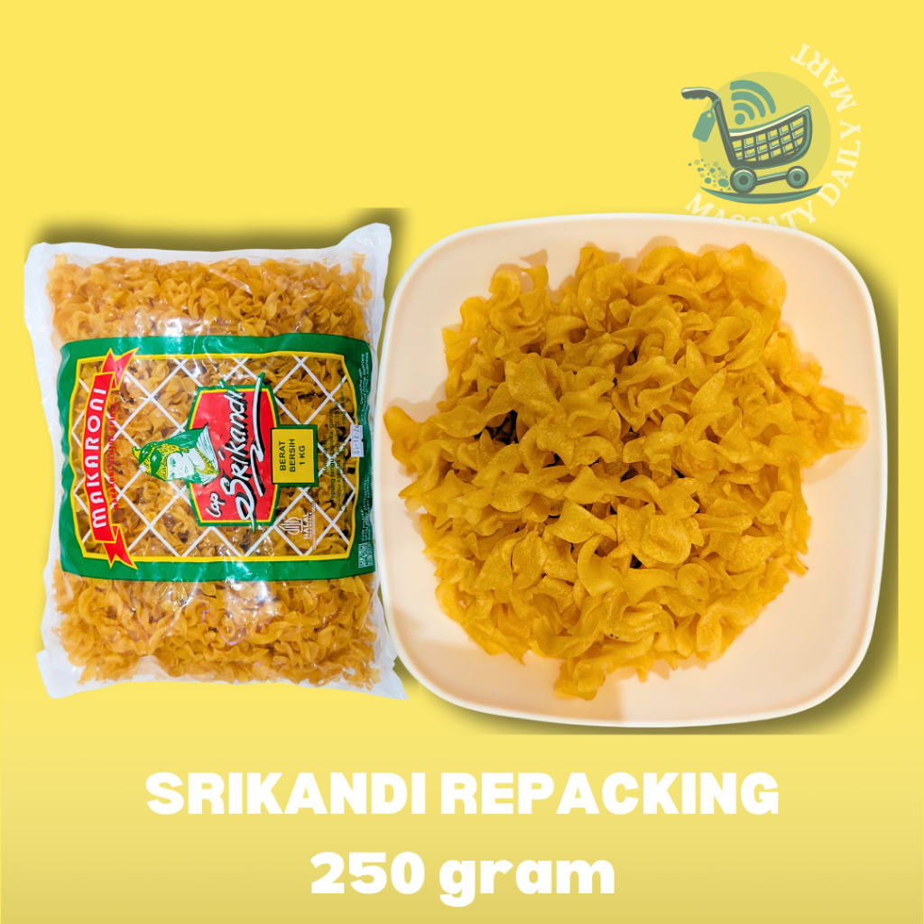 

MAKARONI SRIKANDI SPIRAL REPACKING 250 gram (TANPA MINIMAL ORDER)