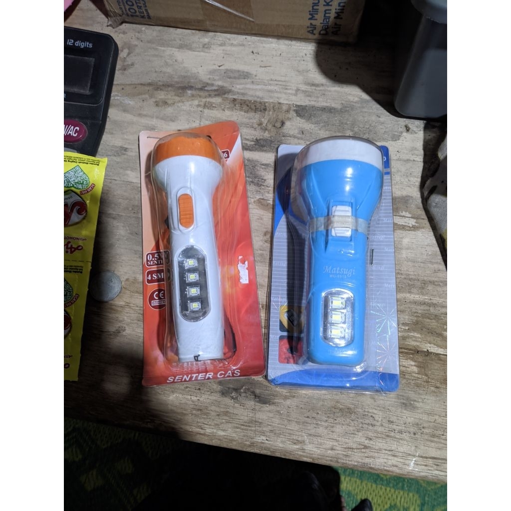 senter tangan let matsugi / senter cas led / senter tangan chargeable led