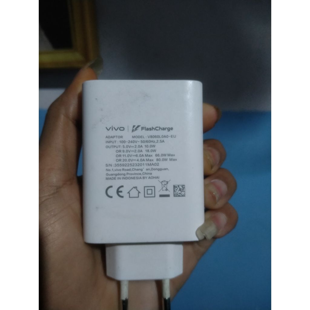 Charger ORI Vivo 80watt