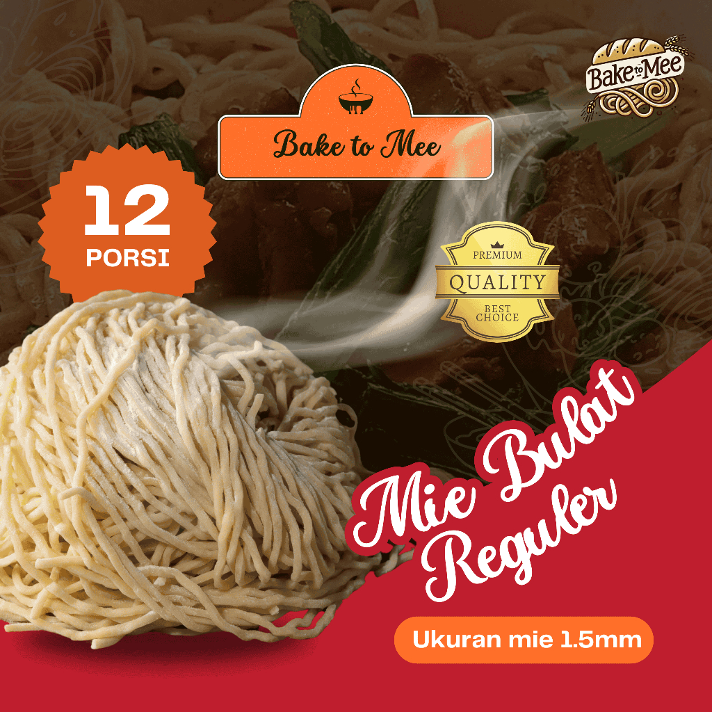 

Mie Mentah Bulat Reguler 1.5mm - 12 Gulung (1.2kg)