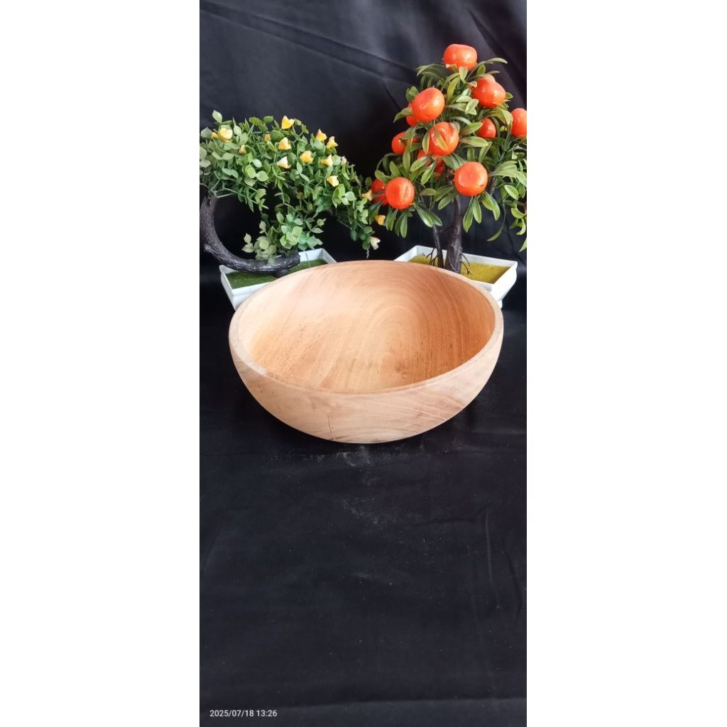 mangkok kayu mahoni