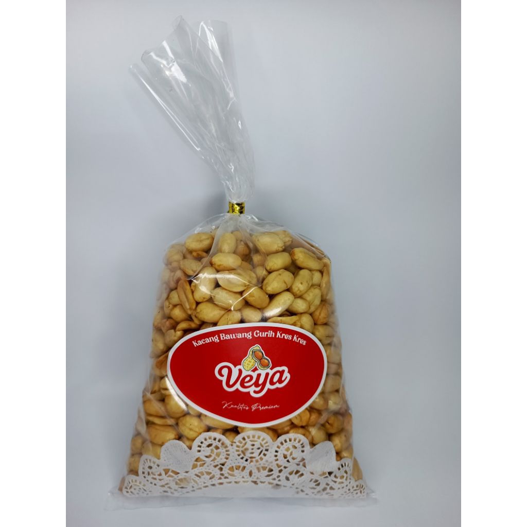 

KACANG BAWANG GURIH KRES KRES KEMASAN PLASTIK 1KG // SNACK CEMILAN ENAK GURIH