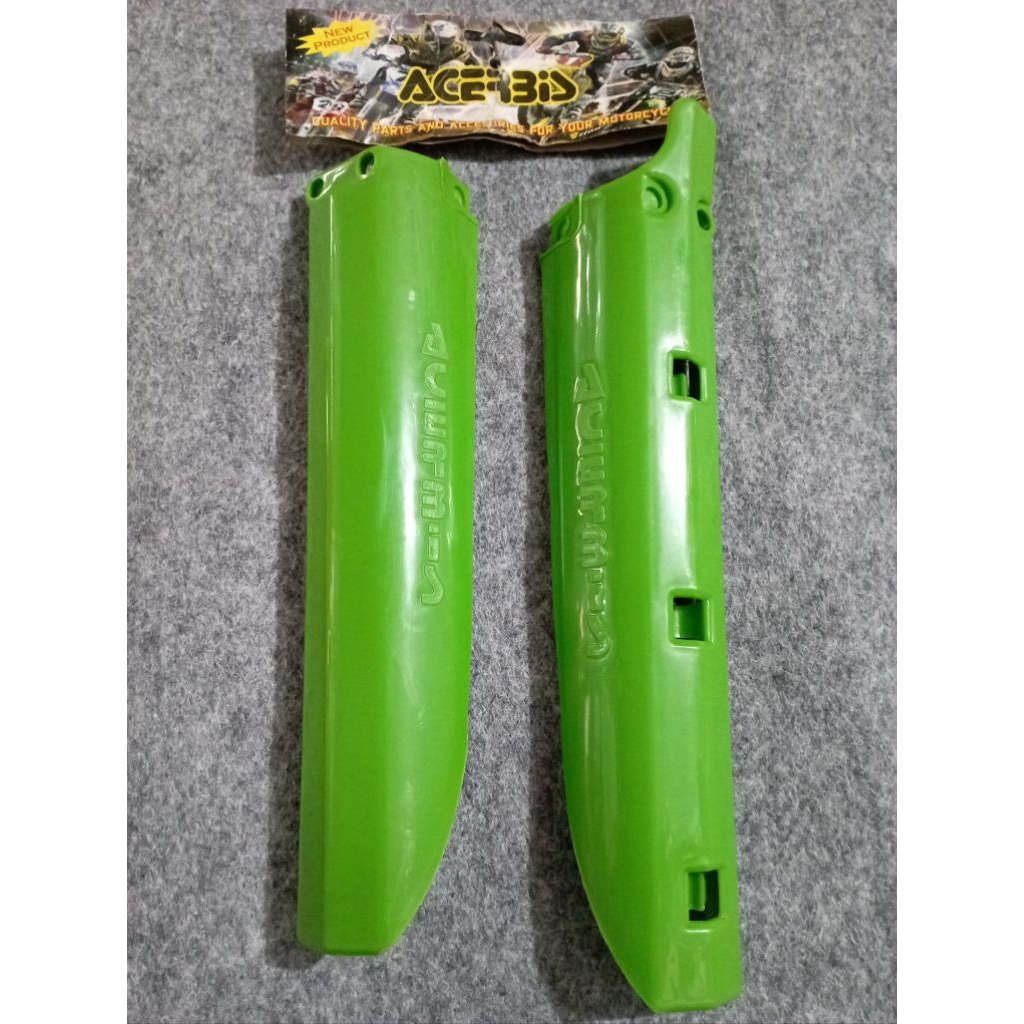 Tutup Cover Shock Depan KLX Hijau Green