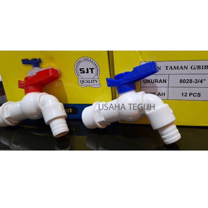 SJT Keran Tembok Plastik Kran Air Taman / Kamar Mandi Super Murah