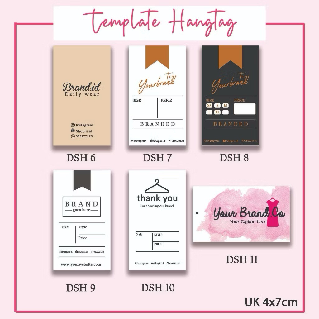 

Hangtag Baju Pria Wanita