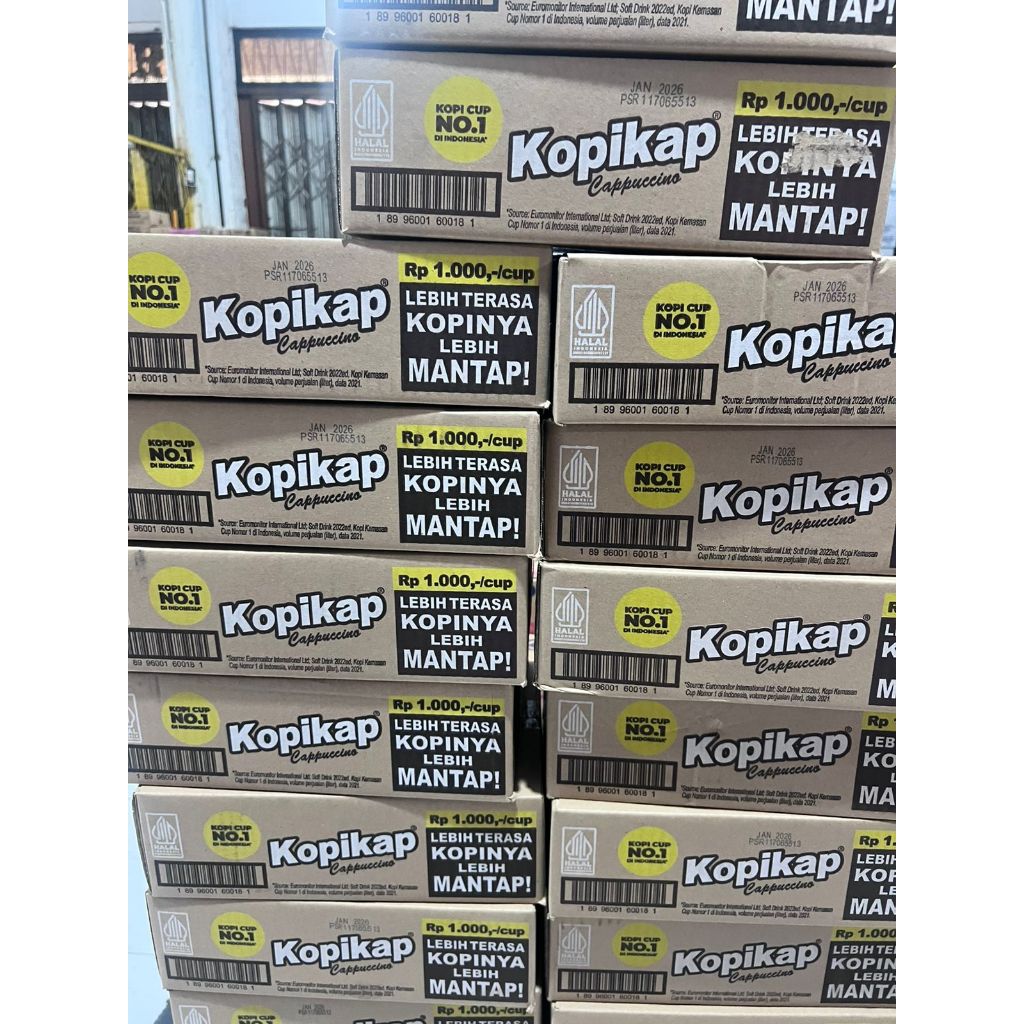 

Kopikap Cappucino 150ml isi 24