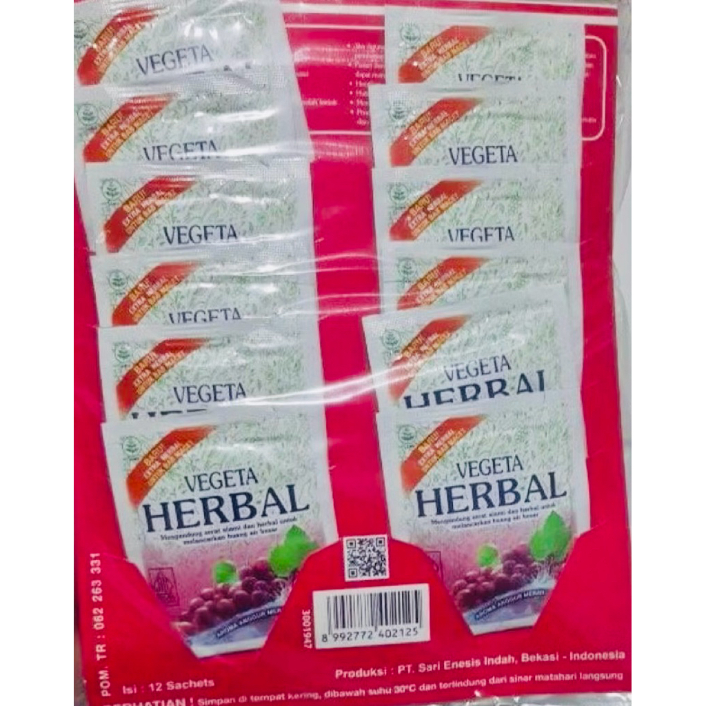 

vegeta herbal renceng sachet