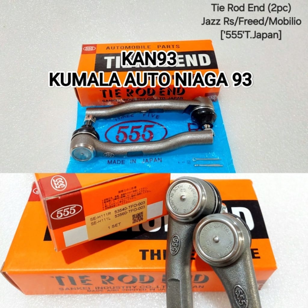 TIEROD END-TEROD END HONDA JAZZ RS MOBILIO FREED 1SET 555 JAPAN