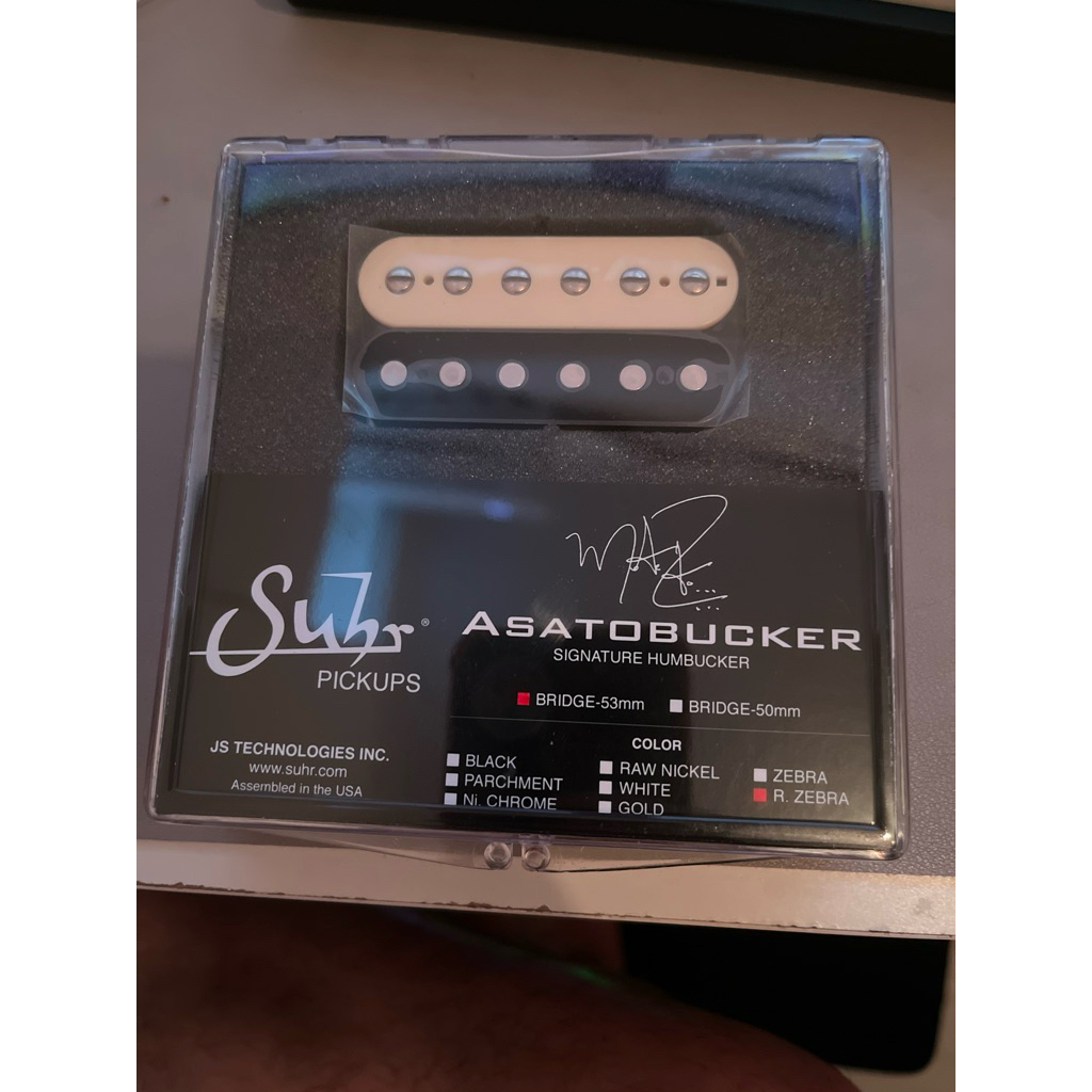 Suhr Asatobucker Humbucker Pickup BNOB (Bukan Thornbucker / SSV / TB04)
