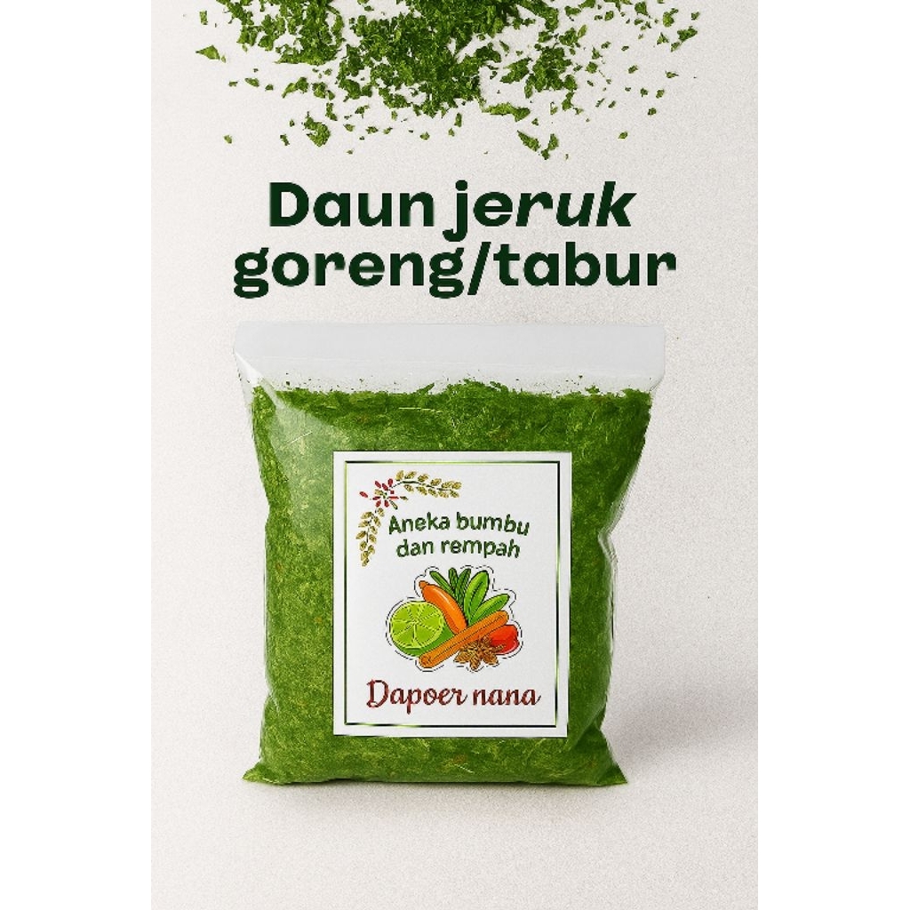 

daun jeruk purut goreng tabur(100g)