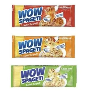 

Pasta WOW Instan Spageti Kemasan 84GR