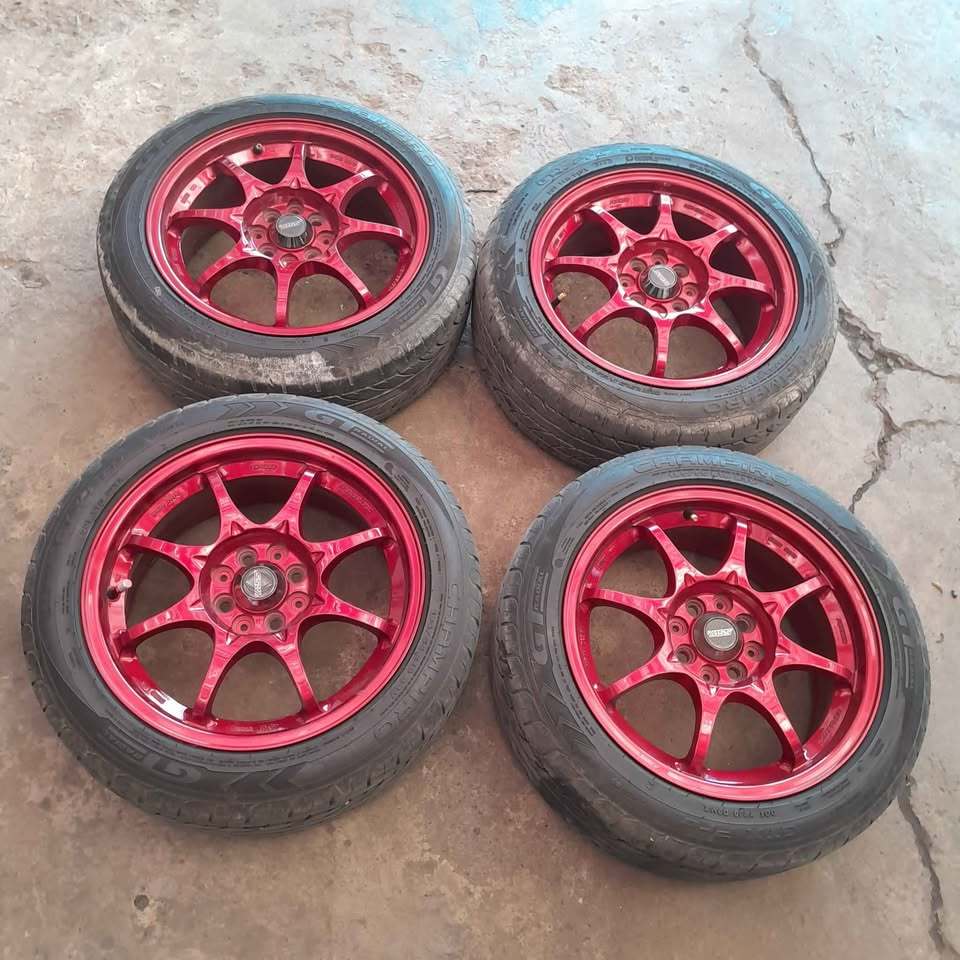 VELG MOBIL RACING SSW RING 16 LEBAR 7 LUBANG BAUT PCD 4X100, 4X114 + BAN GT 185 55 R16 PELEK