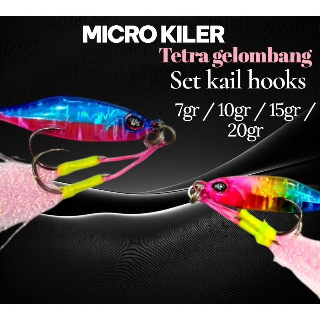 micro jig 10g micro jig 10 gram micro jig 7g micro jig 15g 20g metal jig kiler umpan jig umpan casti