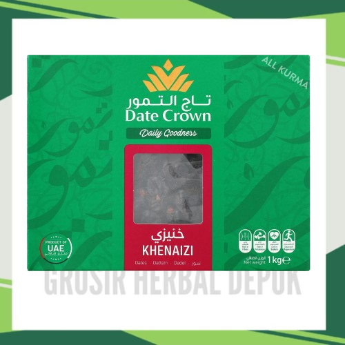 

Kurma Date Crown Khenaizi 1 Kg - kurma import - kurma khenaizi - Premium Dates dari UAE