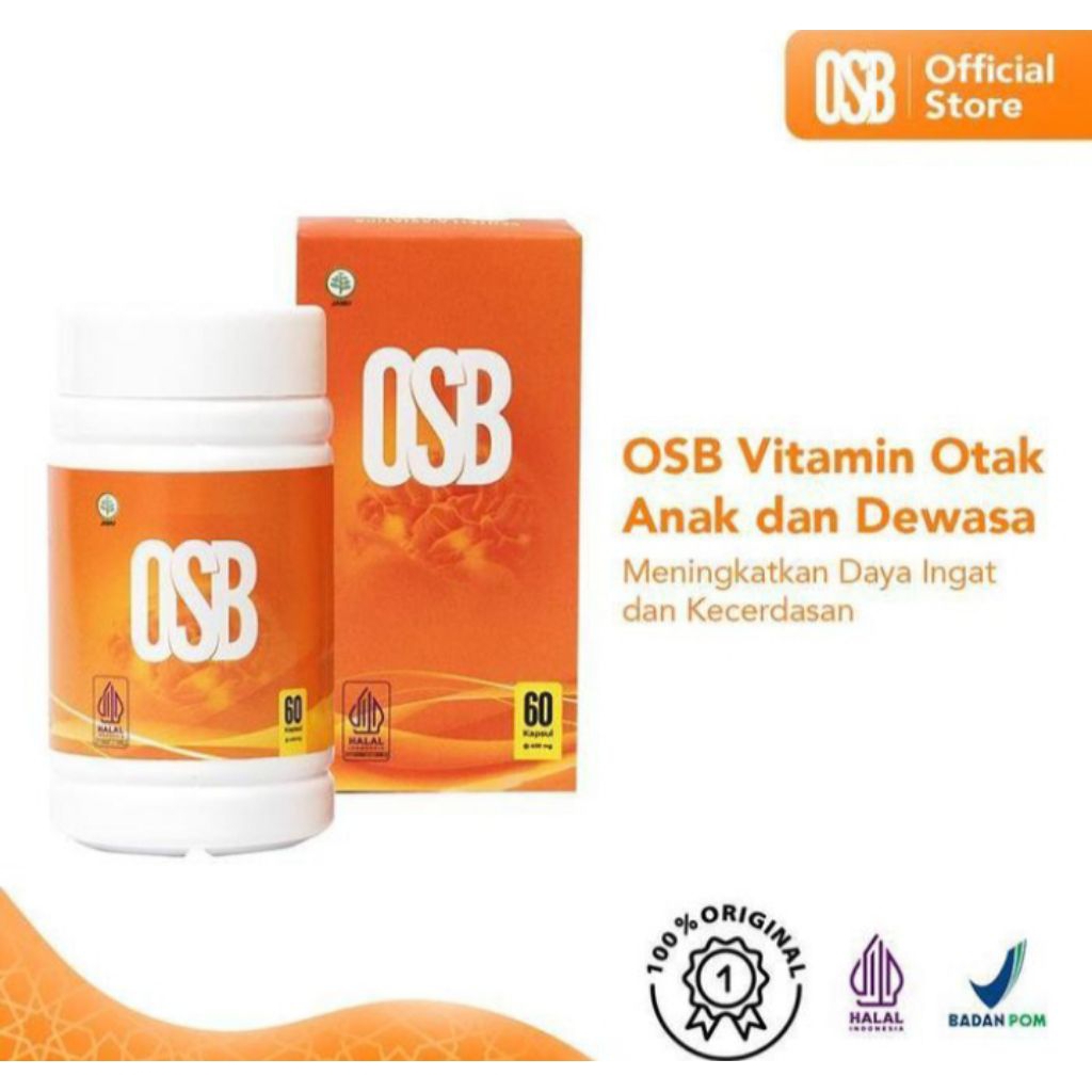 Osb Omar Smart Brain Original Asli Obat Herbal Kecerdasan Otak Anak Dan Dewasa