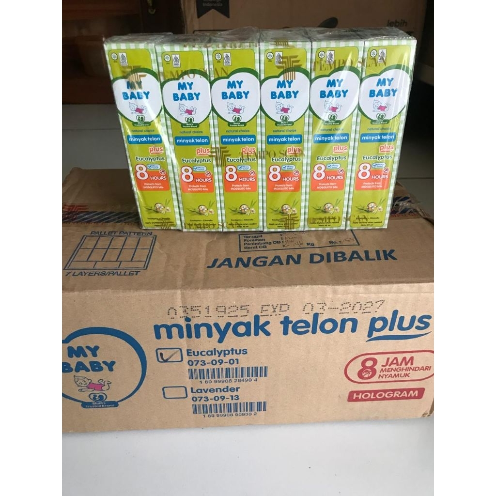 My Baby minyak telon 90ml 1 dus isi 5lusin