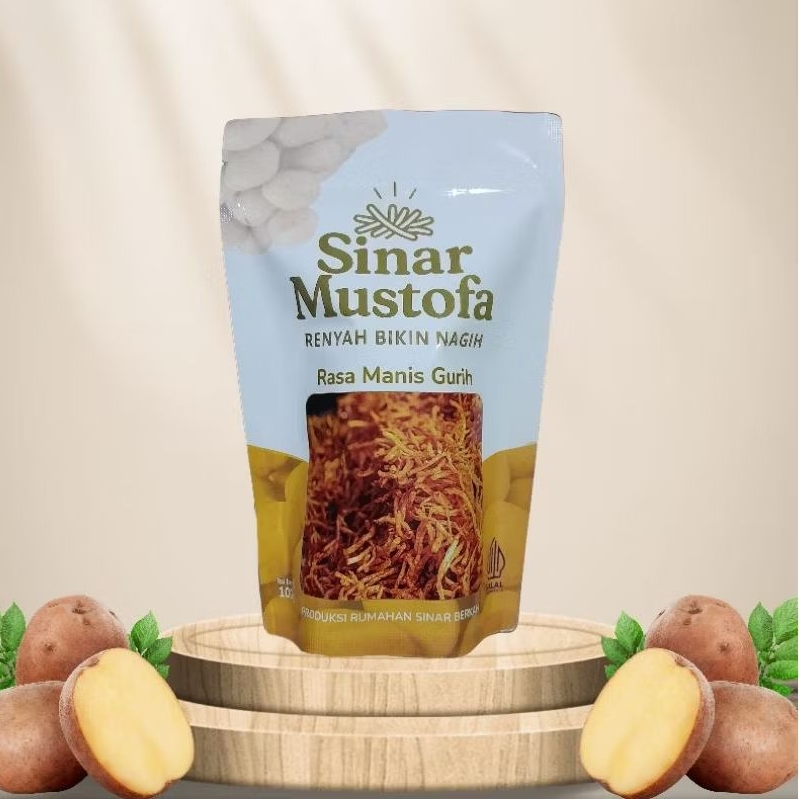 

KEMASAN 100 Gram SINAR KENTANG MUSTOFA Rasa Manis Gurih