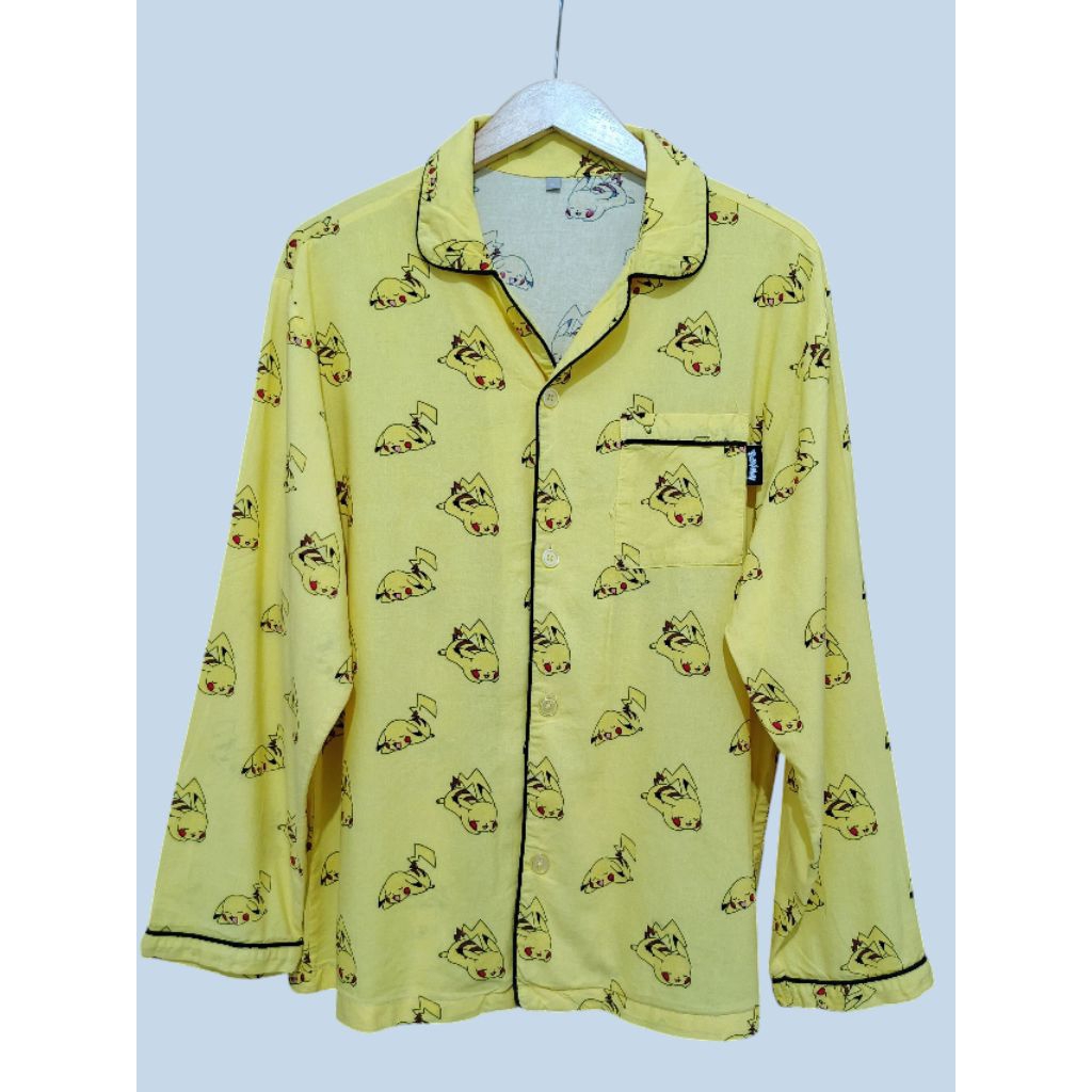 Preloved Atasan Piyama Pokemon