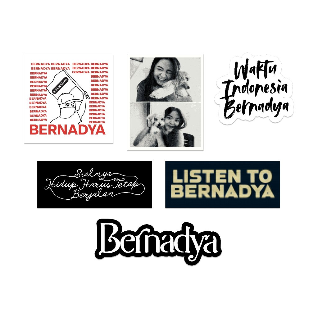 

Bernadya - Sticker Satuan | Stiker Band | Sticker Vinyl | Stiker Helm | Stiker Tumbler | Stiker Anti Air | Stiker Glossy