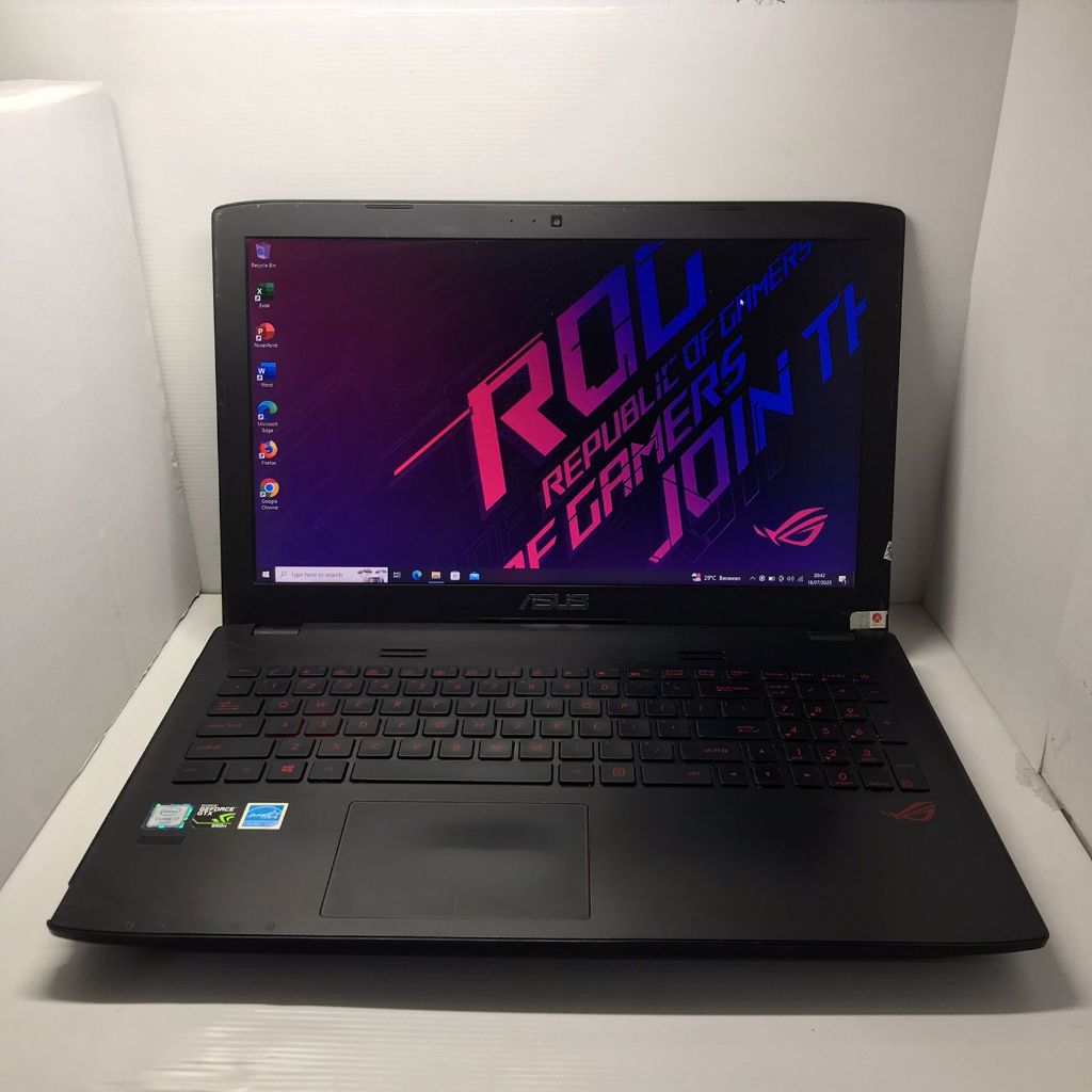 LAPTOP GAMING SPEK MENTOK ASUS ROG GL552VX I7 NVIDIA GTX 950M 16/256 SSD
