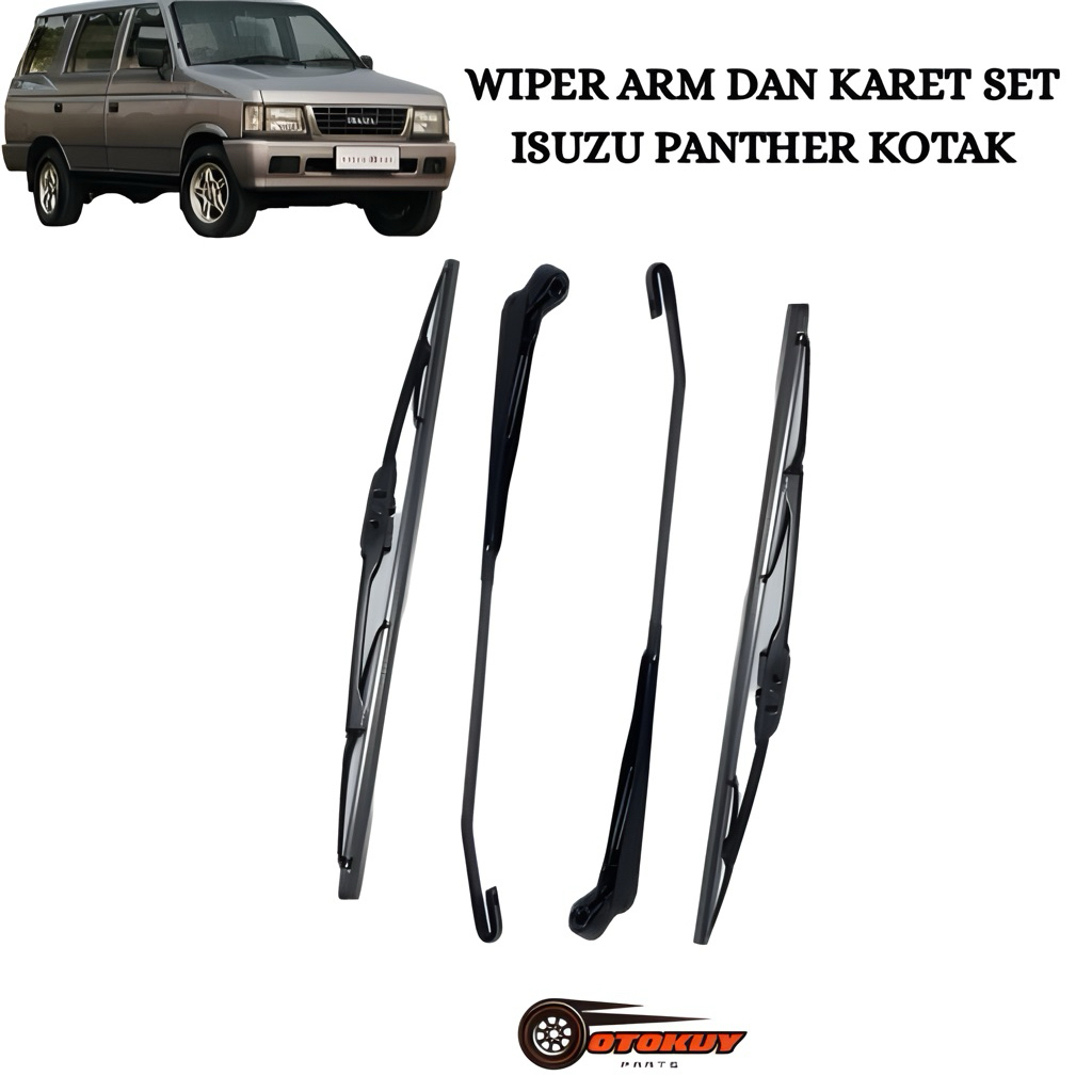 Wiper Arm Dan Karet Wiper Blade Isuzu Panther Kotak