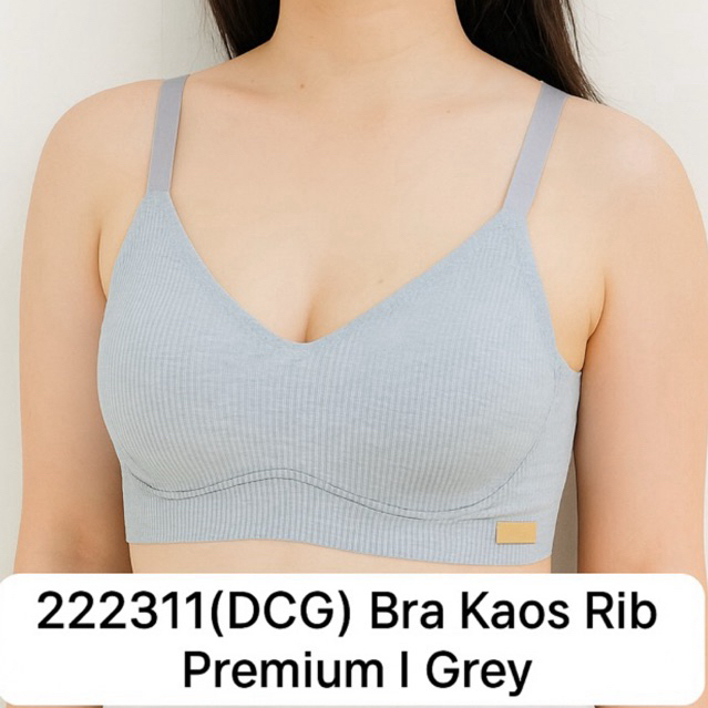222311 | BRA KAOS RIB PREMIUM STRETCH GREY BLACK DARK GREY CREAM ARMY
