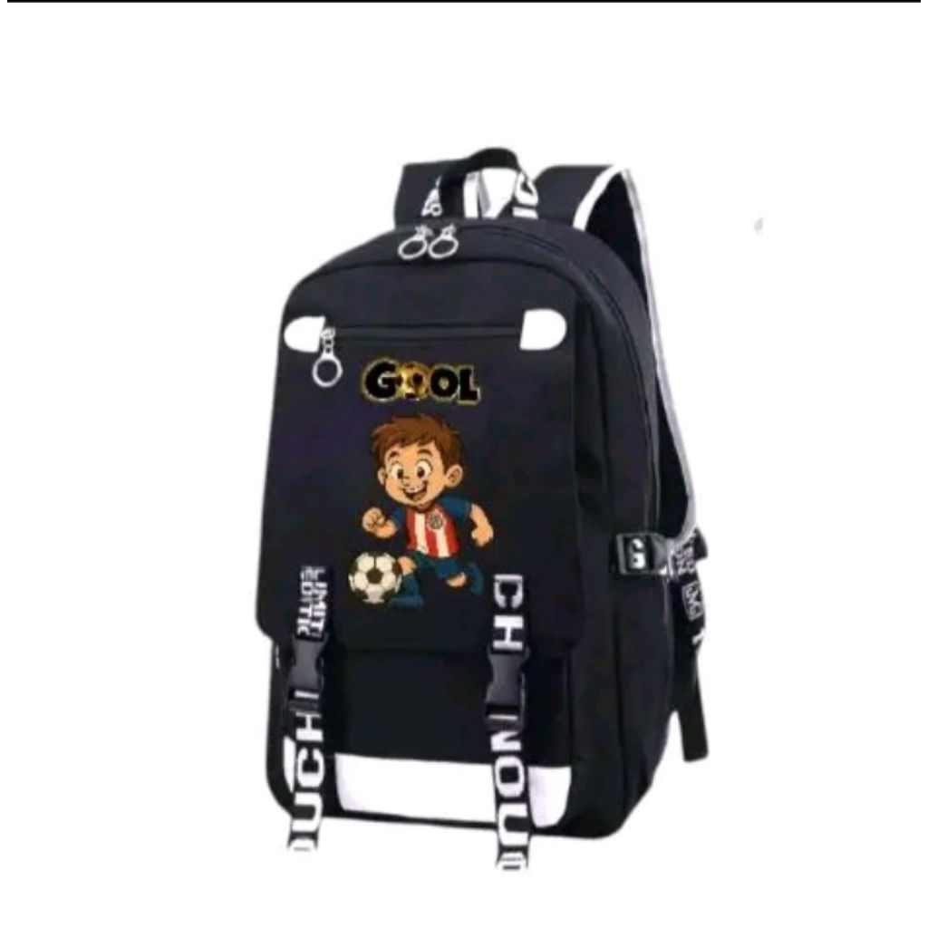 Tas Ransel Sekolah Anak TK SD kelas 1&2 Laki laki Fashion gool