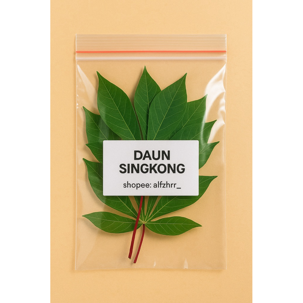 

Daun singkong segar