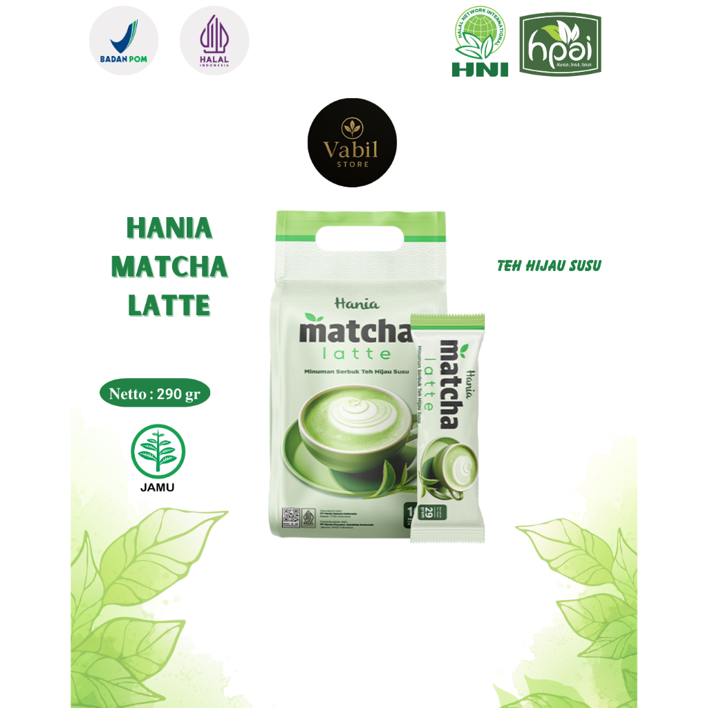 

Hania matcha latte HNI original