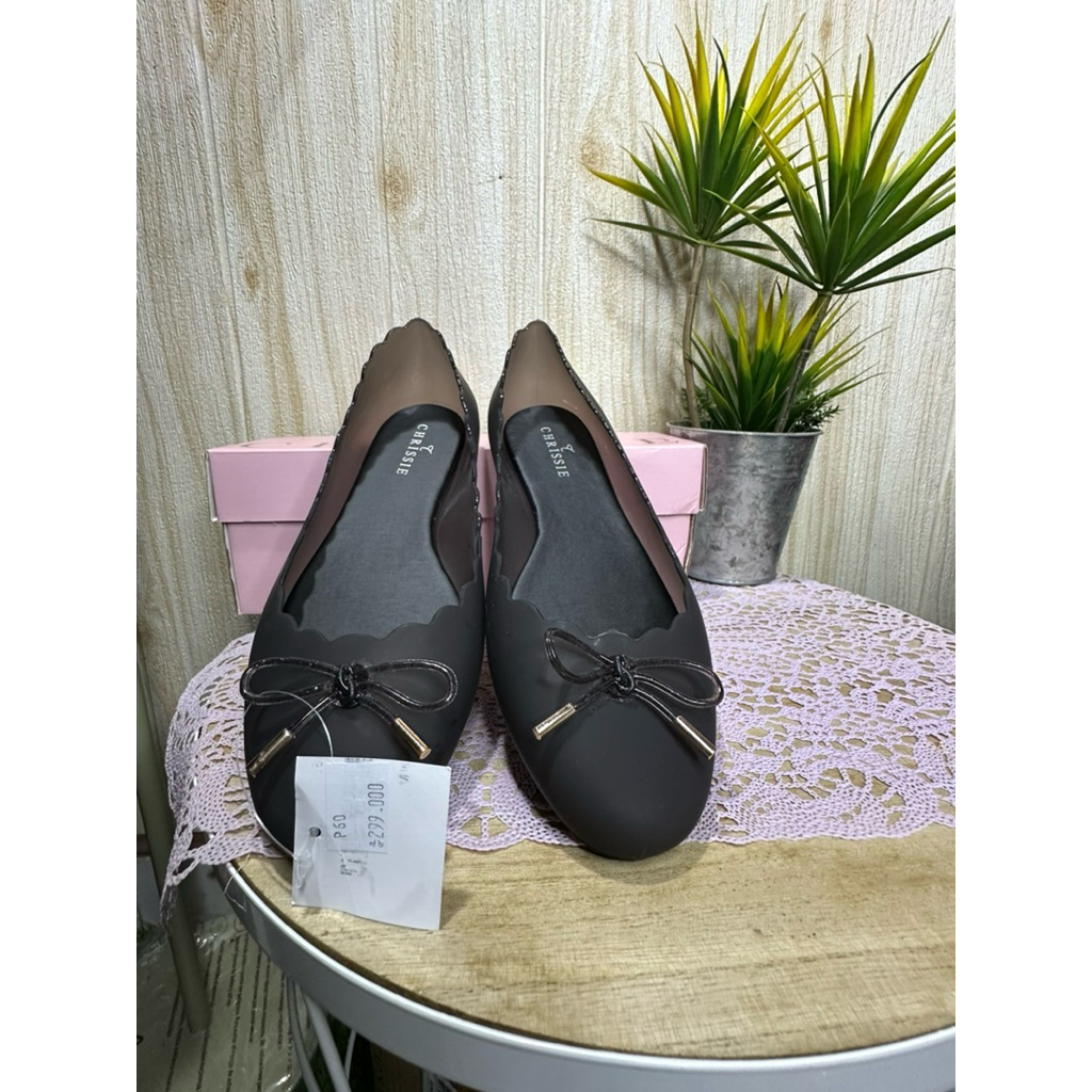 sepatu jelly chrissie flat shoes