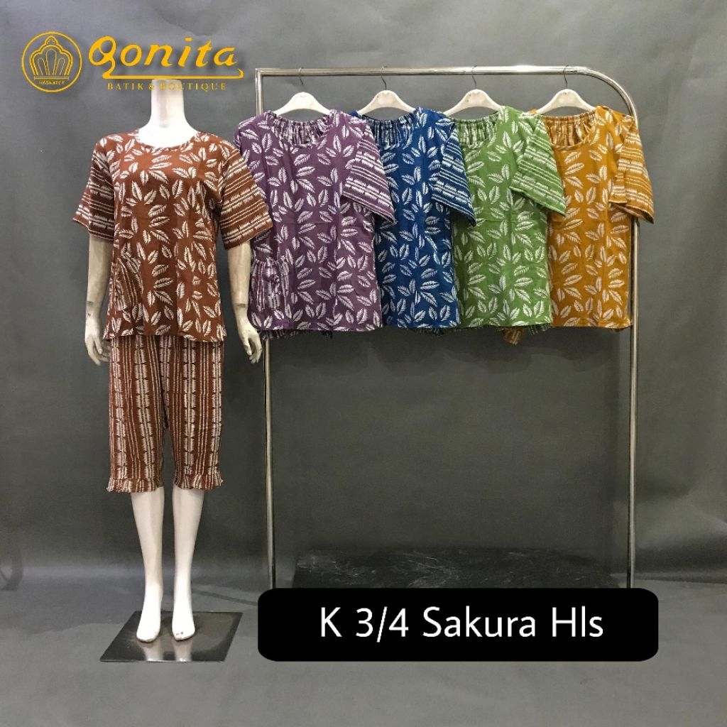 stelan qonita//batik qonita//batik pekalongan ori