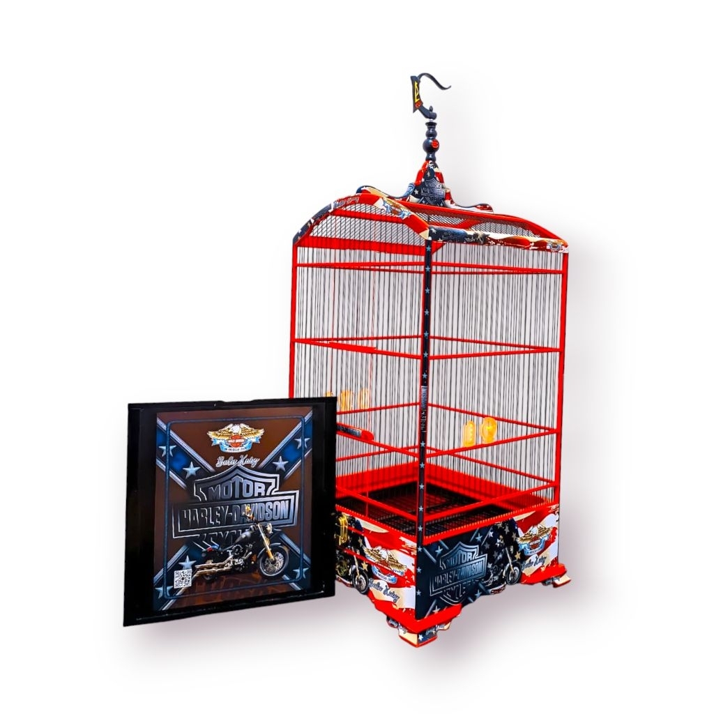 sangkar khosan kosan decal Ruji fiber 40x40 kuby