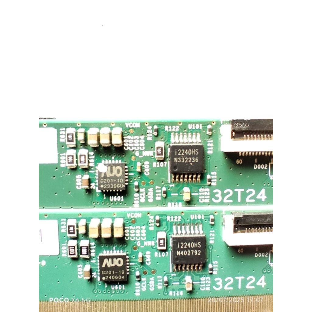 AUO G201-2V/1D/19 dan i2240HS mip14 32T24 timming control