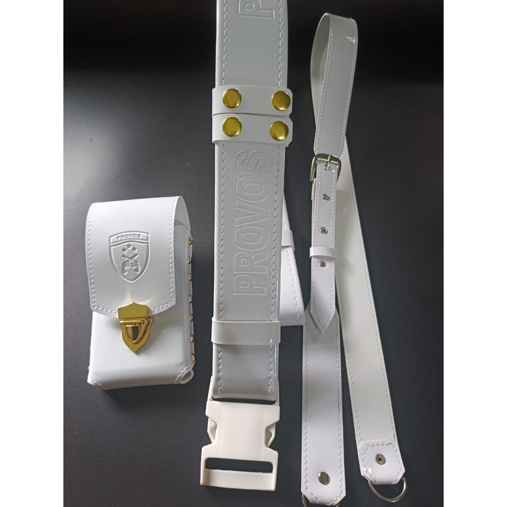 kopel dan sarung dompet tempat tas pinggang hp pdh pdl1 provos polri