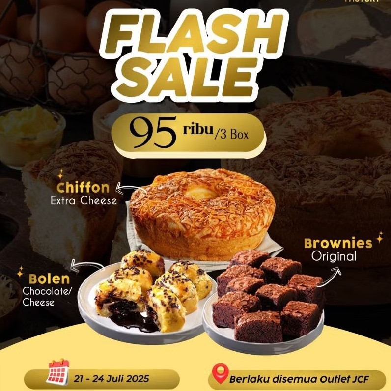 

PROMO SPESIAL FLASH SALE jakarta cheese factory