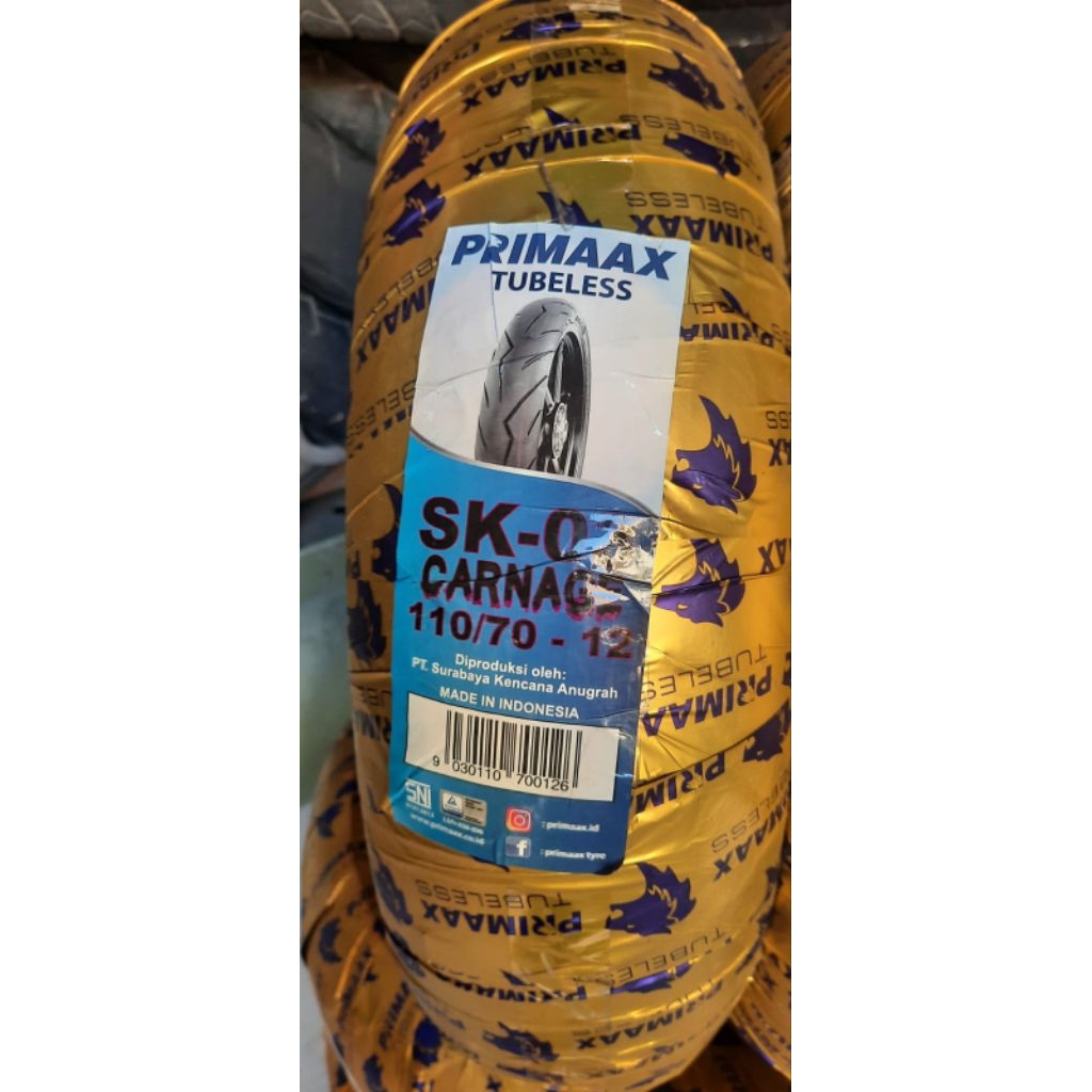 Ban Primaax 110/70-12