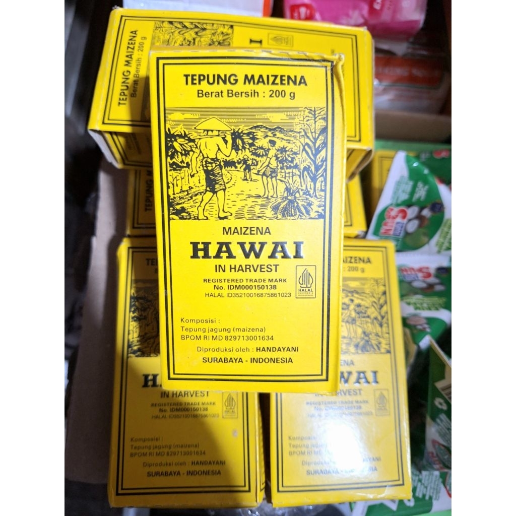 

TEPUNG MAIZENA HAWAI 200 gram