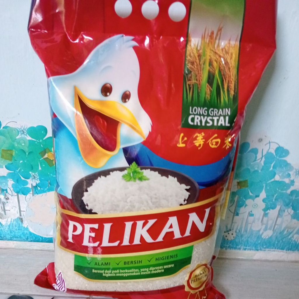 

Beras pelikan 5kg