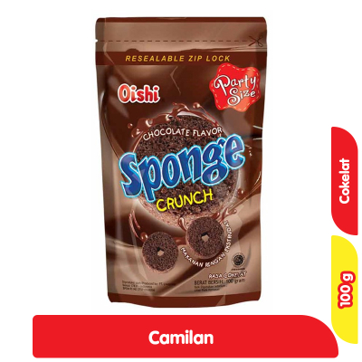 

Oishi Sponge Crunch Cokelat 100 g